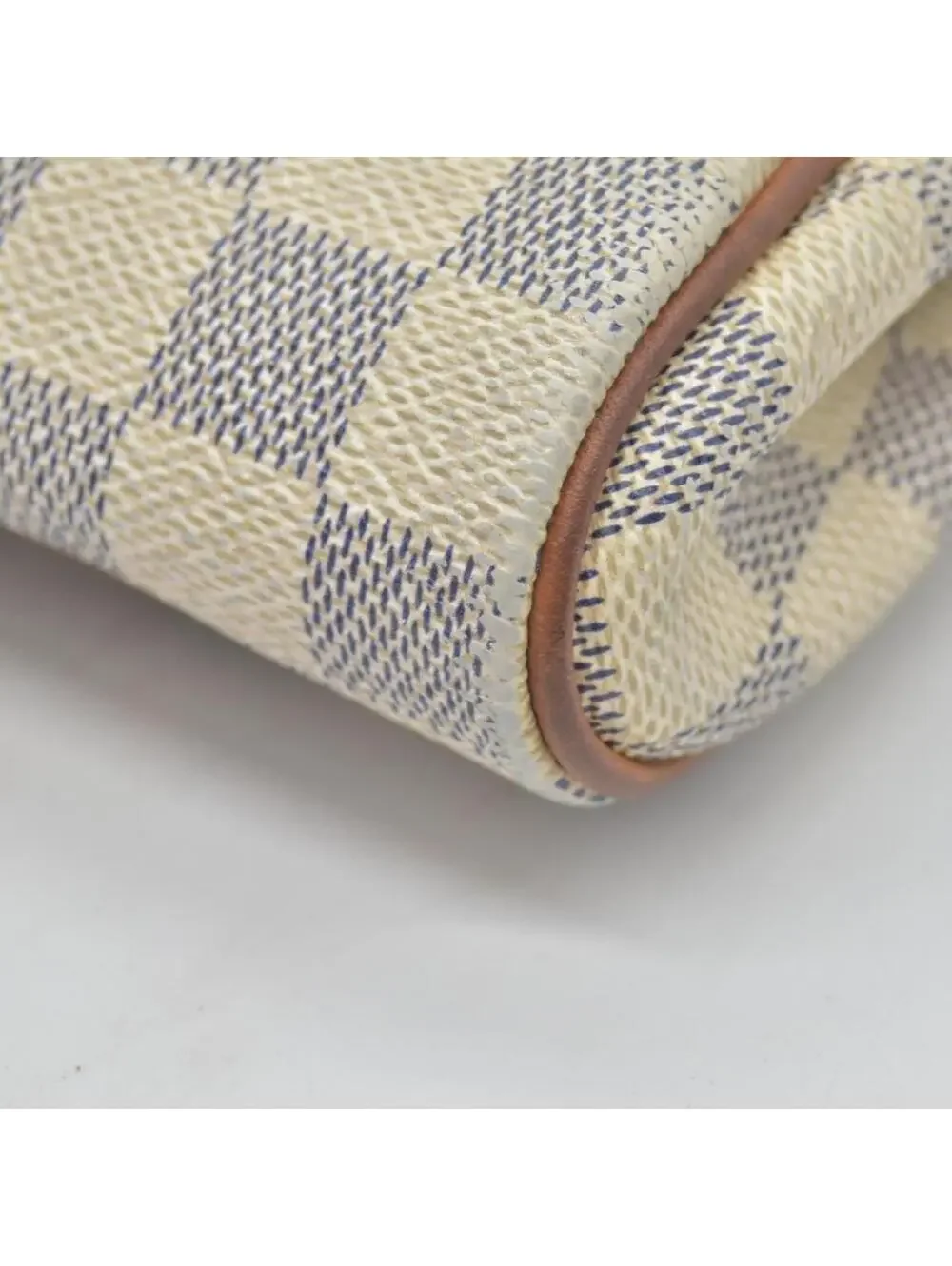 $1460 2012 Louis Vuitton Damier Azur Eva Clutch SN2182